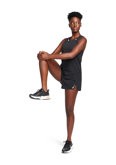 Nike Dri Fit Aeroswift Running Adv Singlet Tank Top Black Lazer Kesim Koşu Atleti Siyah