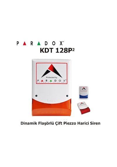 Paradox KDT PS-128P1 Dinamik Flaşörlü Piezzo Harici Siren