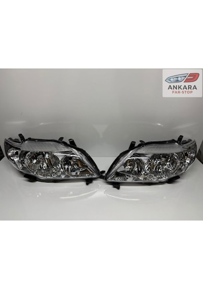 Toyota Corolla 2007 - 2009 Sedan Far Lambası Sağ - Sol Takım Sağ - Sol Takım - 2 Far