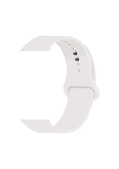 Watch Kordon 2 3 4 5 Seri 38-40 Mm Silikon Kordon Kayış-beyaz