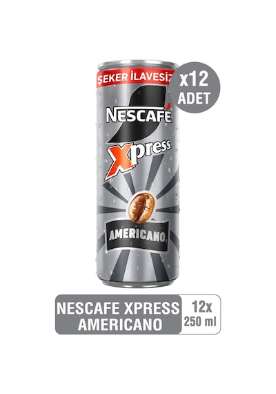 Nescafé Xpress Americano Soğuk Kahve 250ml X12 Hazır