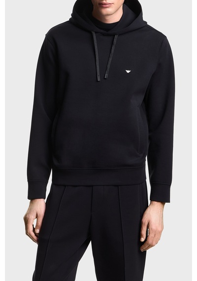 Emporio Armani Logolu Pamuk Karışımlı Kapüşonlu Sweat Erkek Sweat Em004531 Af10013 Ub118 Lacivert Emporio Armani Logolu Pamuk Karışımlı Kapüşonlu Sweat Erkek Sweat Em004531 Af10013 Ub118 Lacivert
