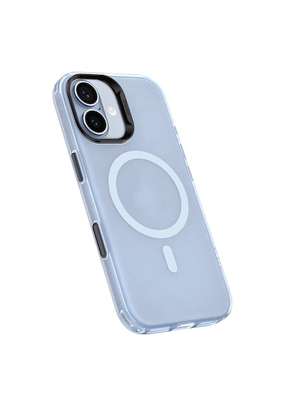 Apple Uyumlu iPhone 17  Kılıf M-safe Şarj Özellikli Benks Lucid Armor Magnetik Kapak Açık Mavi Açik Mavi