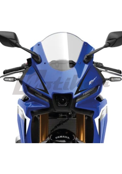 Yamaha Yzf-r25 2025-2026 Model Ön Kafa Stıcker Etiket Model 2 Siy