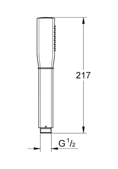Grohe El Duşu Tek Akışlı Grandera Krom - 26037001 Diğer
