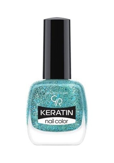Keratin Nail Color Glitter No: 409 - Keratin İçerikli Güçlendirici Parlak Oje