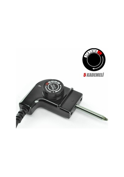 Pizzamatik Termostat - Elektrikli Izgara Tavası Fişi - 5 Kademeli