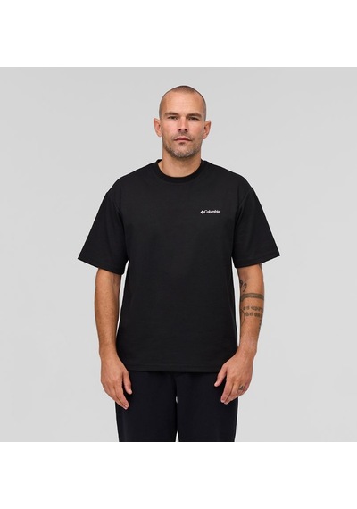 Columbia Csc M Label Chest Graphic Tee Erkek Tişört Cs0470 Siyah
