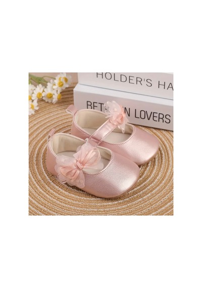 Lilly Petit Amour - Soft Sole Baby Shoes / Özel Gün Bebek Patiği Pembe Pembe
