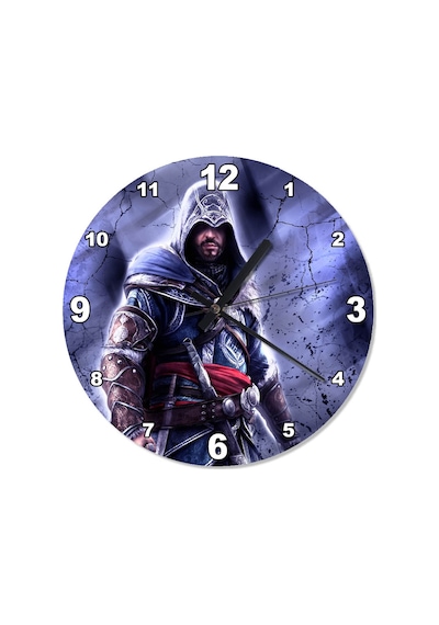 Assassins Creed Desenli Duvar Saati (408136671) Çok Renkli