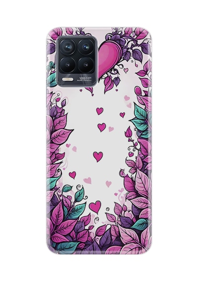 Realme 8 - 8 Pro Kılıf Boutique Baskılı Resimli Kalpler Pcode -009