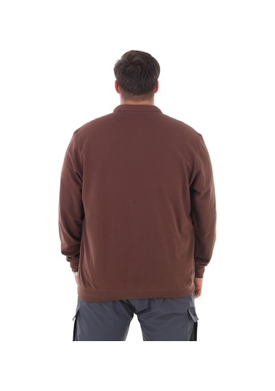 Erkek Büyük Beden 115-155 Kilo Arası İçin Uygun Uzun Kol Polo Yaka Mevsimlik Sweatshirt Kahverengi Erkek Büyük Beden 115-155 Kilo Arası İçin Uygun Uzun Kol Polo Yaka Mevsimlik Sweatshirt Kahverengi