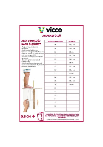 Vicco Riga Cırtlı Kız Bebek Günlük İlk Adım Ayakkabısı 950.24y.214 Pudra