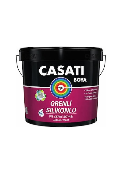Casati Grenli Silikonlu Dış Cephe Boyası 25 Kg Diğer