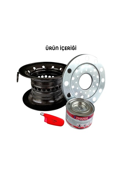 Argeus Jel Yakıtlı Osmanlı Ocağı Kırmızı Diğer