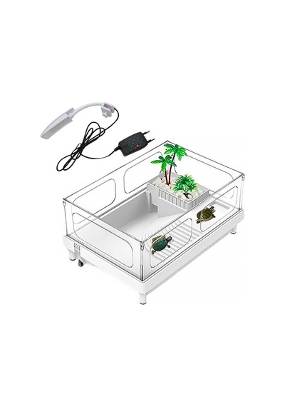 Sobo Plastik Kaplumbağa Bahçesi Lambalı 38x27x18 N141