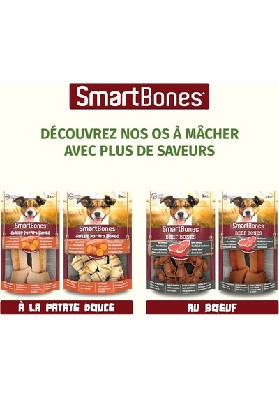 Smartbones Chickenwrapsticks Mini Küçük Boy Tavuklu Burgu Çubuklar 9'lu, 112 Gr Köpek Ödülü 3 Paketi