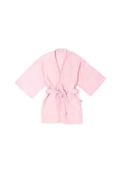 Lapıns%100 Pamuk Müslin Çocuk Kimono - Innocent Pink Cckkmn-ınp-00002y