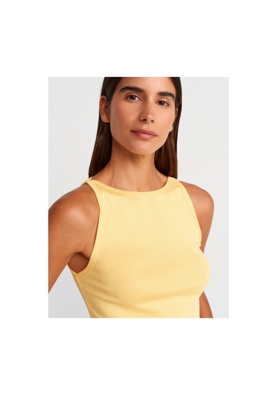 Dilvin 21048 Halter Yaka Top-sarı Lacivert