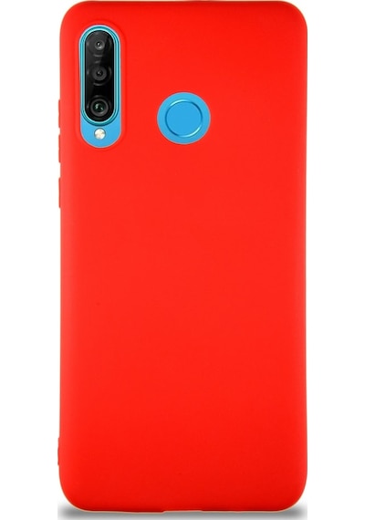 Huawei P30 Lite Kilif Soft Premier Renkli Silikon Kapak 496039112
