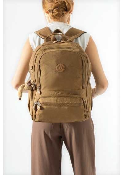 Ultra Hafif Çok Cepli Orta Boy Sırt Çantası Taba Model: 571-3m Çok Renkli