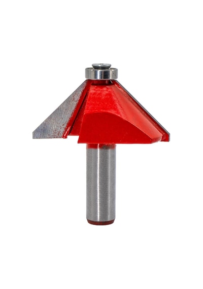 Titi 5522 Rulmanlı 45° Pah Kenar Freze Bıçağı Sap 12 mm