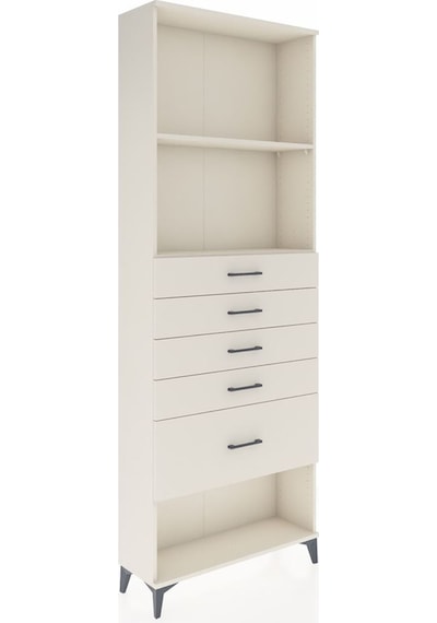 Arges Dolap 2 Raflı 5 Çekmeceli 88x30x243 Aytaşı-aytaşı Aytaşı