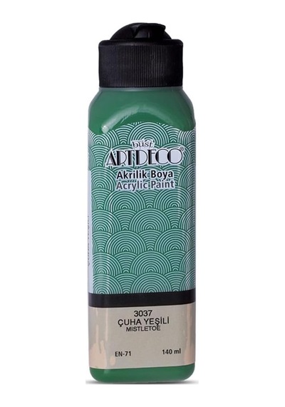 Akrilik Boya, 140ml, Çuha Yeşili 3037 Genel