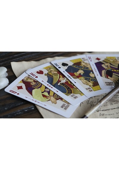 Npcc Shakespeare Burgundy Premium Oyun Kağıdı Limited Edition Koleksiyonluk İskambil Kartları