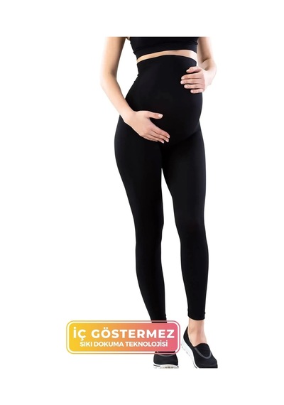 Bonbonetti Chocolate Baby & Kids Özel Üretim Iz Yapmaz Dikişsiz Esnek Gün Boyu Rahat Esnek Likralı Yüksek Bel Hamile Taytı