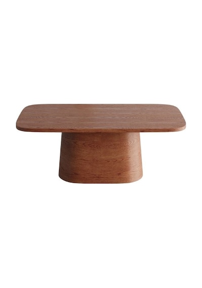Barocco İtalyan Still Oval Ahşap Yemek Masası 100x200 Açık Ceviz