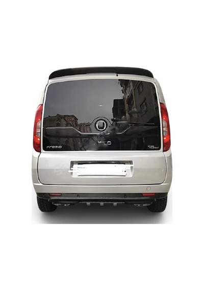 Fiat Doblo 2015+ Piano Black Arka Spoiler Bagaj Üstü Spoiler Parlak Siyah