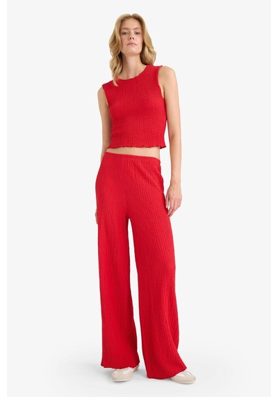 DeFacto Slim Fit Dar Kesim Bisiklet Yaka Bürümcük Atlet E0999AX25SPRD117