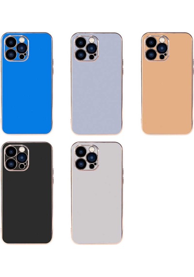 Apple Uyumlu iPhone 13 Pro Max Uyumlu Zore Viyana Kılıf-saks Mavi Saks Mavi -