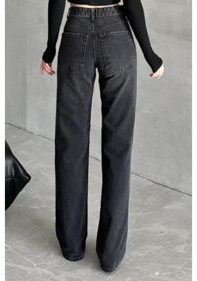 Balenbi Kadın Yüksek Bel Jean Yıkamalı Geniş Paça Wide Leg Kot Pantolon 1242 Antrasit W52 Balenbi Kadın Yüksek Bel Jean Yıkamalı Geniş Paça Wide Leg Kot Pantolon 1242 Antrasit W52