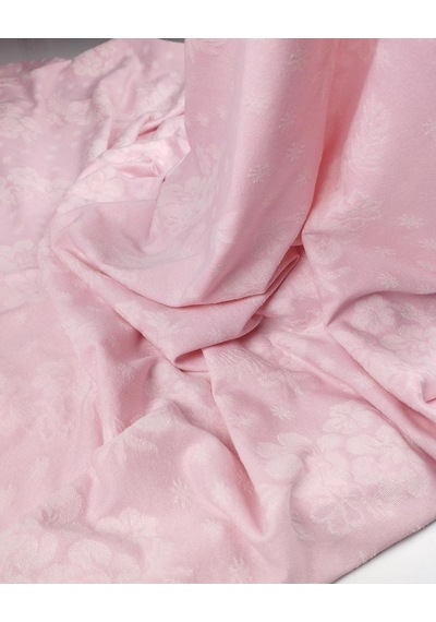 Pembe Renkte Çiçekli Havlu Kumaş En: 165cm-11493