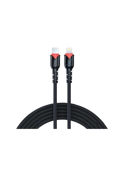 C130l Pd 30w Type Lightning Apple iPhone Uyumlu Hasir 120 Cm Hizli Şarj Ve Data Kablosu