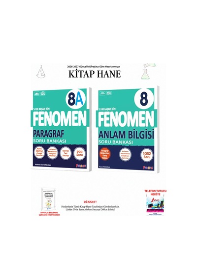 Fenomen 8. Sınıf Paragraf A Ve Anlam Bilgisi Seti