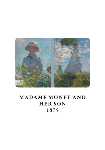 Impressionism Series - A5, Claude Monet 4'lü Defter Seti I, Çizgisiz, Toplam 256 Sayfa, Her Bir Çok Renkli