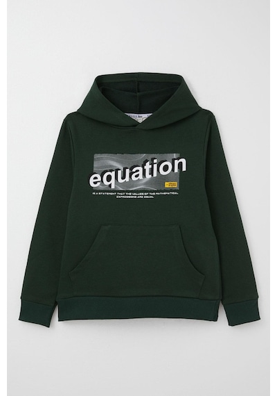 Breeze Erkek Çocuk Sweatshirt Yazı Baskılı Kanguru Cepli Kapüşonlu 8-14 Yaş, Koyu Yeşil Koyu Yeşil Breeze Erkek Çocuk Sweatshirt Yazı Baskılı Kanguru Cepli Kapüşonlu 8-14 Yaş, Koyu Yeşil Koyu Yeşil