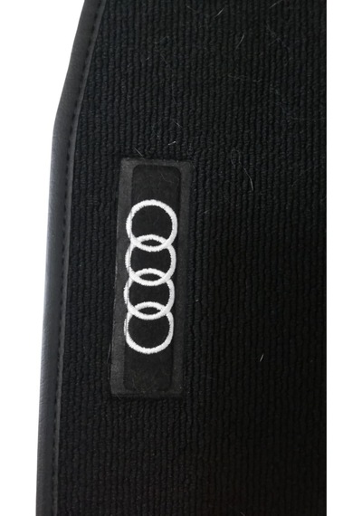 Oto Halı Paspas Seti Audi A6 C7 2011 2018 Uyumlu - Siyah Logolu Kaymaz & Şık Tasarım