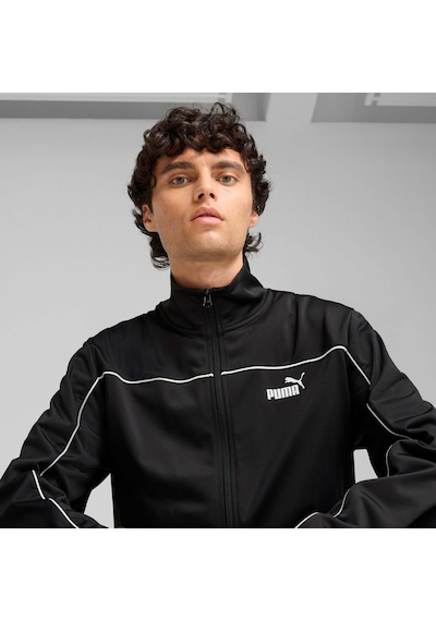 Puma Piping Erkek Siyah Eşofman Takımı 684852-01 Siyah