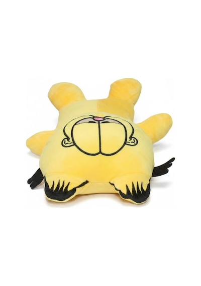 2li Paket Garfield Peluş Oyuncak 24 Cm Yumuşak Uyku Arkadaşı Yastık Peluş Karakter Figür Seti 2 Adet Sarı