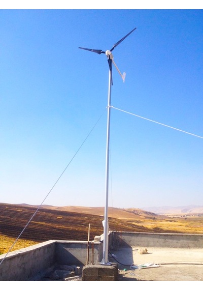 Rüzgar Türbin Montaj Direği 6 Metre