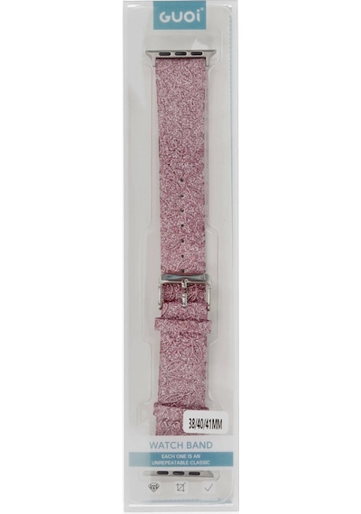 Newface - 215 - Apple Watch 38mm Creeper Desenli Kordon - - Edntrend - Rose Gold