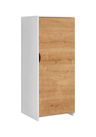 Ranza, Litera Ranza Dolap Çalışma Masası, Beyaz-açık Ceviz 90 X 190 CM