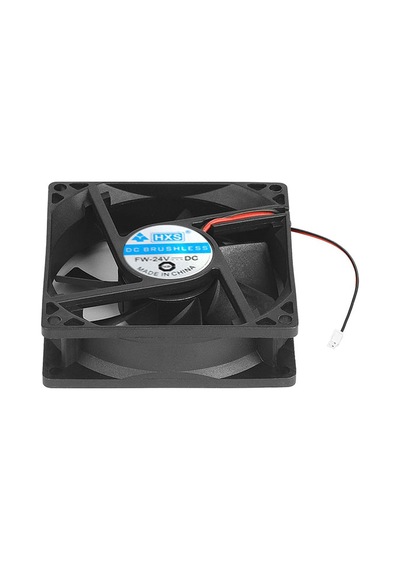 8cm 24v 2 Pinli Kasa Fanı 8cm X 8cm X 2.5cm 2 Pimli Dc 24volt Fan