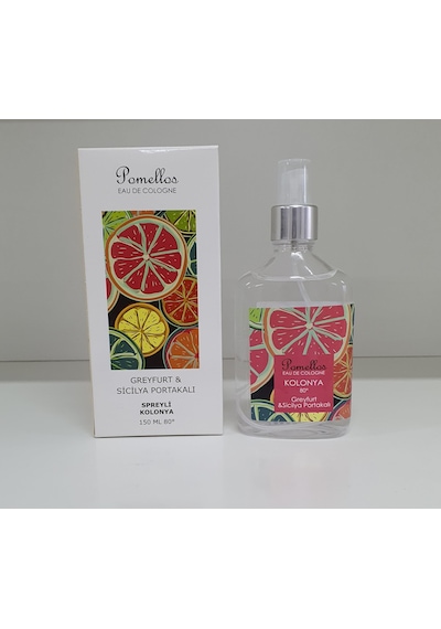 Pomellos Kolonya Greyfurt & Sicilya Portakalı (150 Ml, 80 Derece,