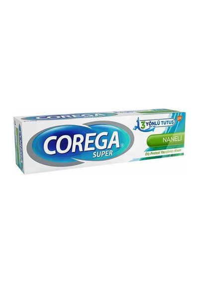 Corega Süper Protez Yapıştırıcı Naneli Krem 40 Gr