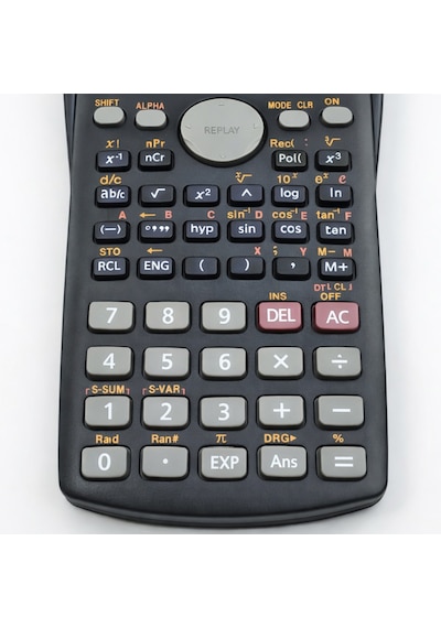 Joınus Js-82ms-5 Bilimsel Hesap Makinesi 240 Fonksiyon, 10+2 Haneli Ekran, Otomatik Kapanma Siyah